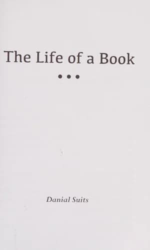 Cover of The Life of a Book