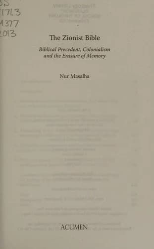 Cover of The Zionist Bible
