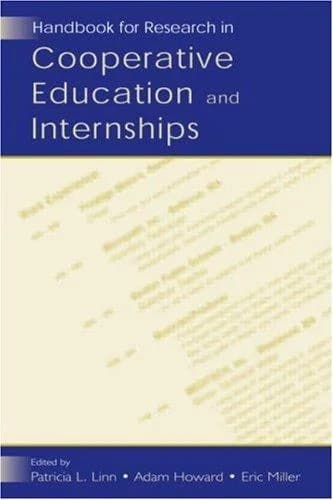 Cover of Handbook for Research in Cooperative Education and Internships