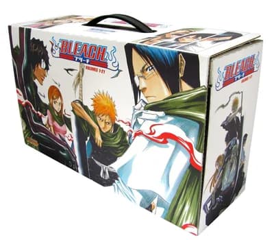 Cover of Bleach Box Set 1: Volumes 1-21 with Premium: Volume 1 (Bleach Box Sets) Paperback