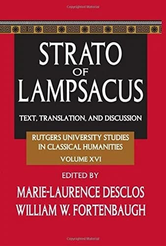Cover of Strato of Lampsacus