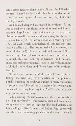 Cover of Fast Exercise: Simple Secret Of High Intensity Training By Dr Michael Mosley Fitness Book