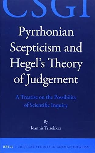 Cover of Pyrrhonian Scepticism and Hegel's Theory of Judgement