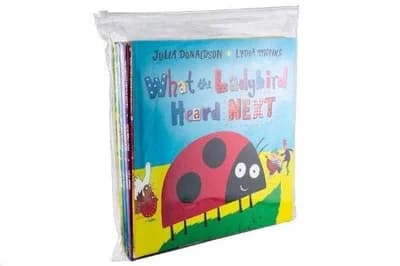 Cover of What the Ladybird Heard & other Stories 8 Books Set by Julia donaldson Paperback