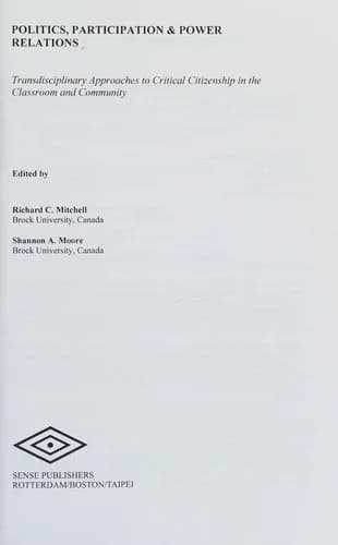 Cover of Politics, Participation & Power Relations