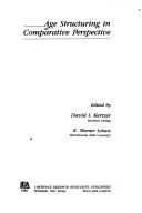 Cover of Age Structuring in Comparative Perspective