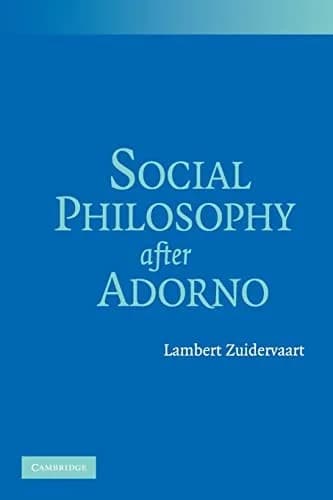 Cover of Social Philosophy after Adorno