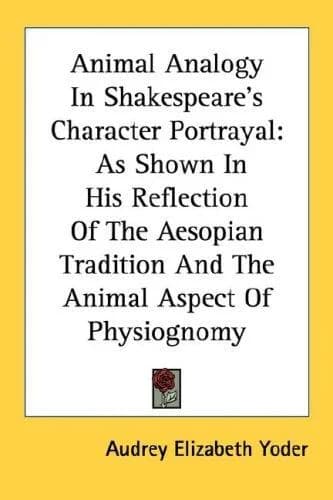 Cover of Animal Analogy In Shakespeare's Character Portrayal