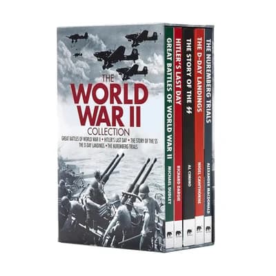 Cover of The World War II Collection Box Set Edition 5-Volume Paperback Set Includes D-Day Landings And Nuremberg Trials