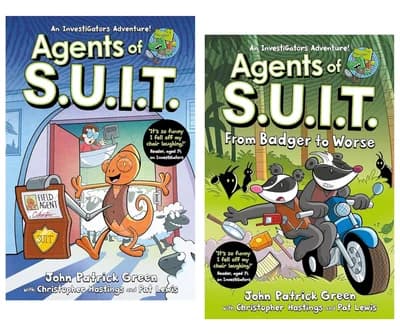 Cover of InvestiGators: Agents of S.U.I.T. Series 2 Collection of Illustrated Comic Books John Patrick Green