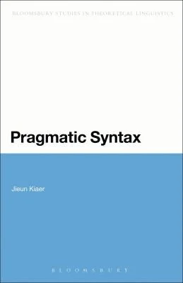 Cover of Pragmatic Syntax