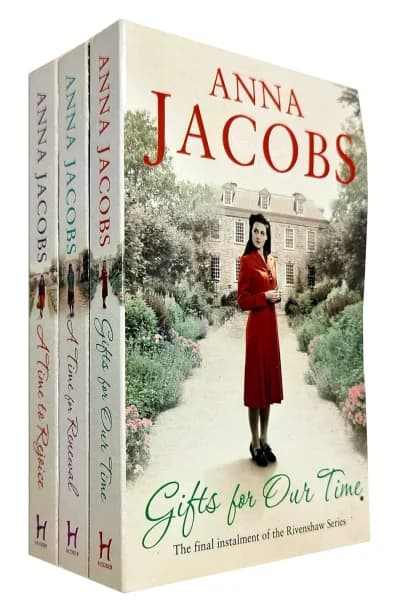 Cover of Anna Jacobs Rivenshaw Saga Series 3 Books  Collection Set  A Time to Rejoice ,A Time for Renewal