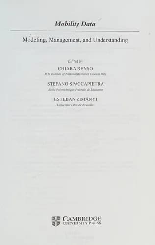Cover of Mobility Data
