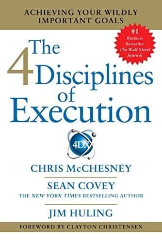 Cover of 4 Disciplines of Execution: Getting Strategy Done by Sean Covey (Management) Paperback ‏