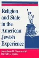Cover of Religion and State in the American Jewish Experience