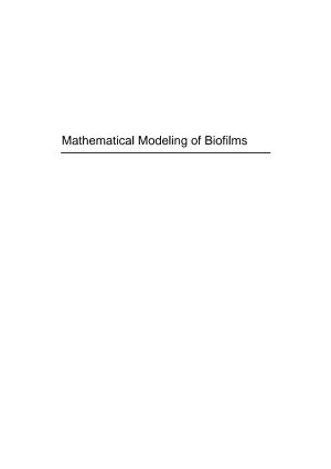 Cover of Mathematical Modeling of Biofilms
