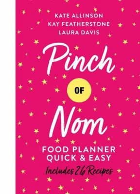 Cover of Pinch Of Nom Food Planner Quick And Easy Book Hardcover Ring Bound With Stickers Tear Out Pages