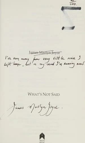 Cover of What's not Said