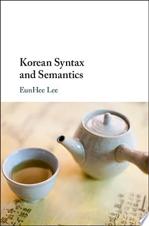 Cover of Korean Syntax and Semantics