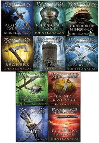 Cover of John Flanagan Rangers Apprentice Series Collection 10 Books Set (Book 1-10) Paperback
