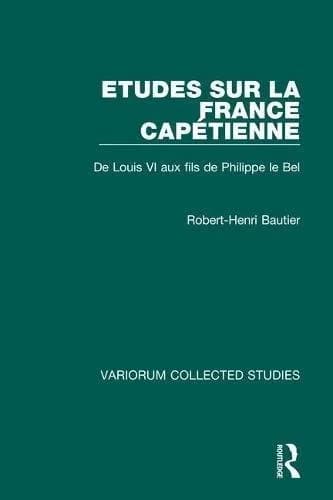 Cover of Etudes sur la France Capétienne