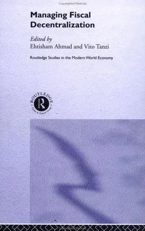 Cover of Managing Fiscal Decentralization