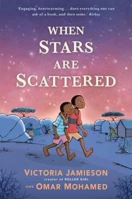Cover of When Stars are Scattered: An 'outstanding and hopeful' graphic novel depicting a child's life in a refugee camp.
