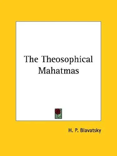 Cover of The Theosophical Mahatmas