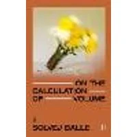 Cover of On the Calculation of Volume II