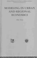 Cover of Modelling in Urban and Regional Economics