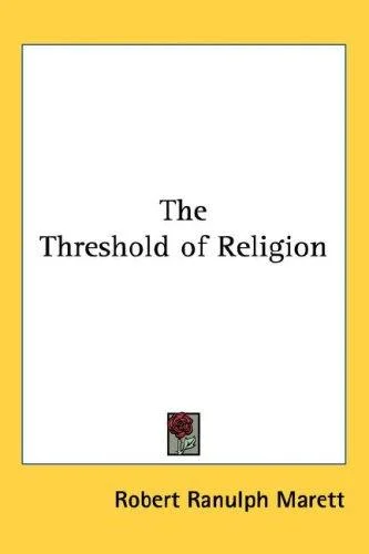 Cover of The Threshold of Religion