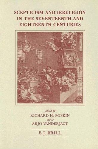 Cover of Scepticism and Irreligion in the Seventeenth and Eighteenth Centuries