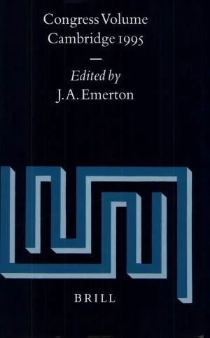 Cover of Congress Volume Cambridge 1995