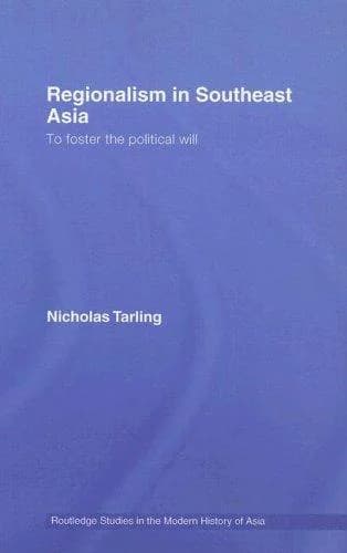 Cover of Regionalism in Southeast Asia