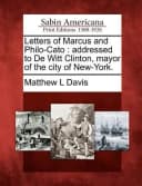 Letters of Marcus and Philo-Cato