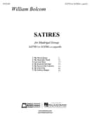 Satires: Satb Madrigal Group A Cappella