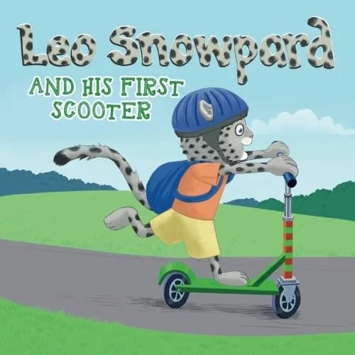 Cover of Leo Snowpard and his first scooter (Paperback, GBP)