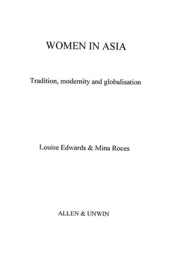 Cover of Women in Asia