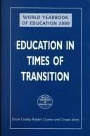 Cover of World Yearbook of Education 2000