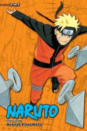Cover of Naruto 3-in-1