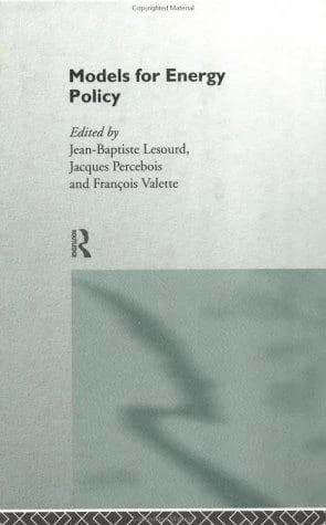 Cover of Models for Energy Policy