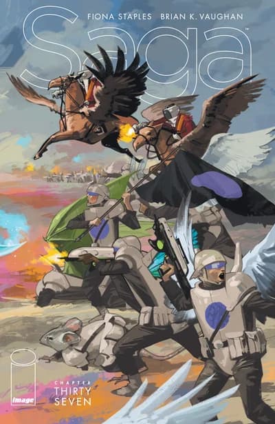 Cover of Saga #37 — The War For Phang Part One