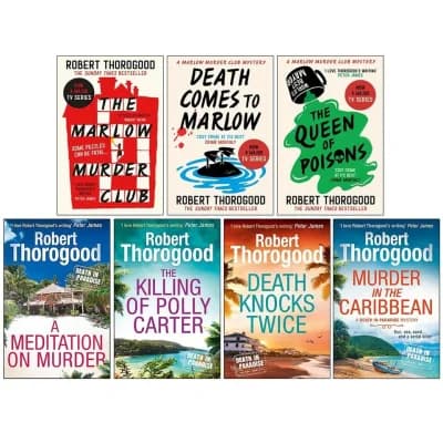 Cover of Marlow Murder Club Series by Robert Thorogood 7 Books Collection Set - Fiction - Paperback
