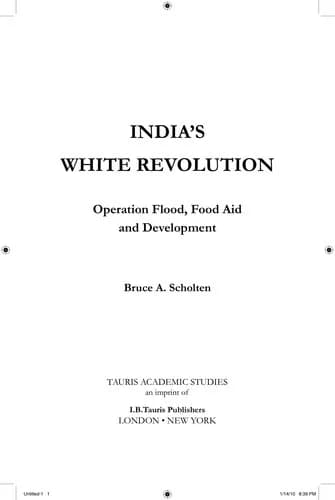 Cover of India's White Revolution