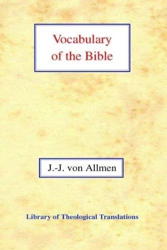 Cover of Vocabulary of the Bible