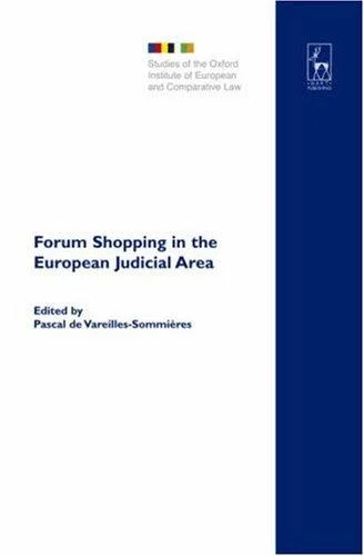 Cover of Forum Shopping in the European Judicial Area
