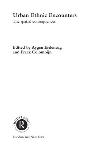 Cover of Urban Ethnic Encounters