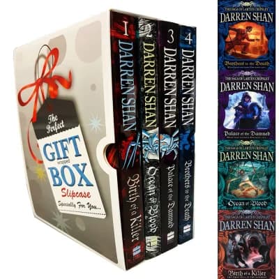 Cover of Darren Shan Collection Saga of Larten Crepsley Series 4 Books Set  (Birth of a Killer, Ocean of Blood)