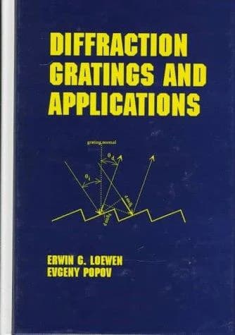 Cover of Diffraction Gratings and Applications