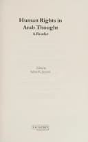 Human Rights in Arab Thought